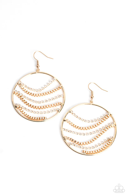 Fighting Fortune Gold Earrings