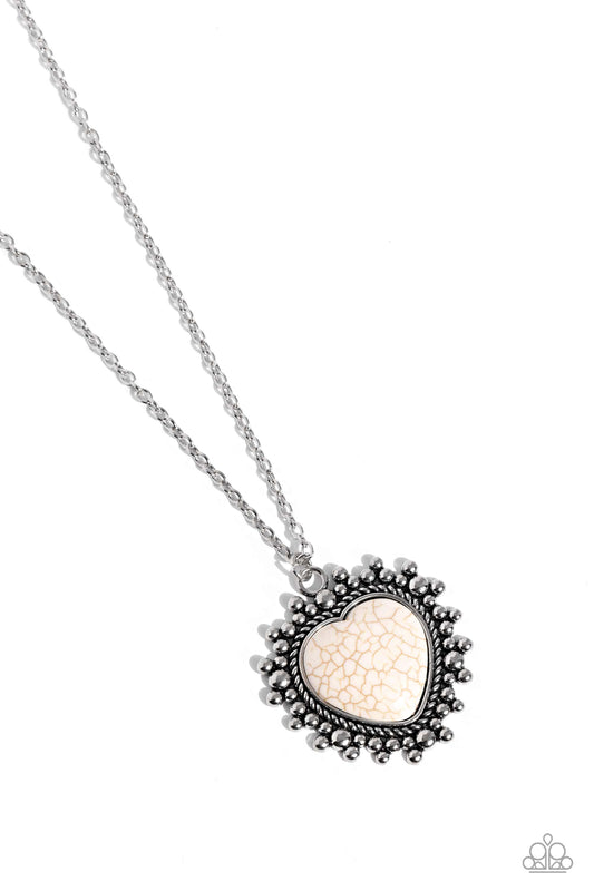 Southwestern Sentiment White Necklace