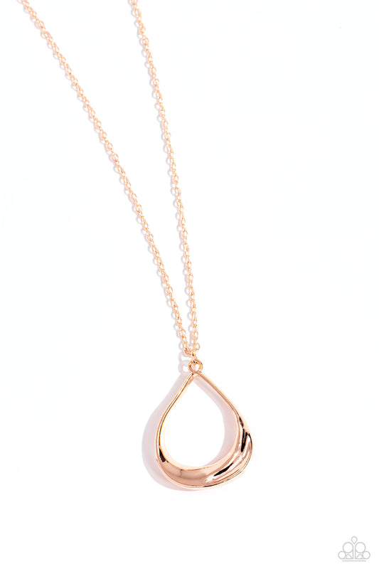 Subtle Season Rose Gold Necklace