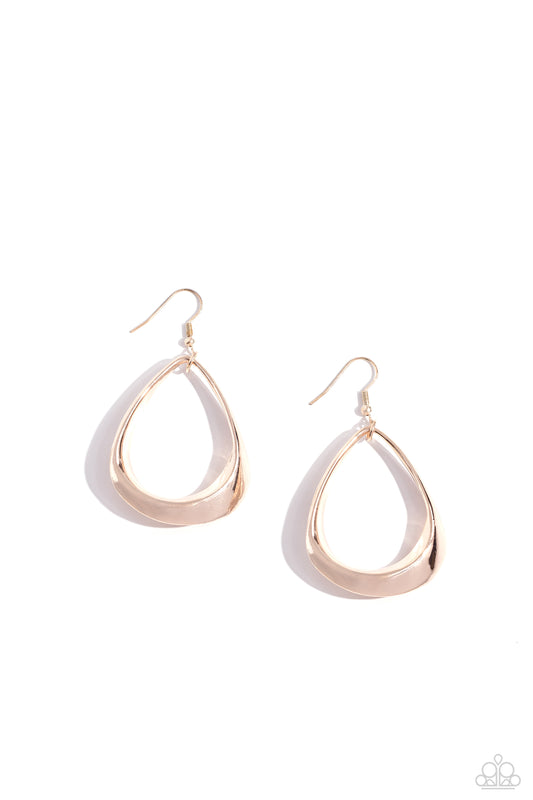 Subtle Solstice Rose Gold Earrings
