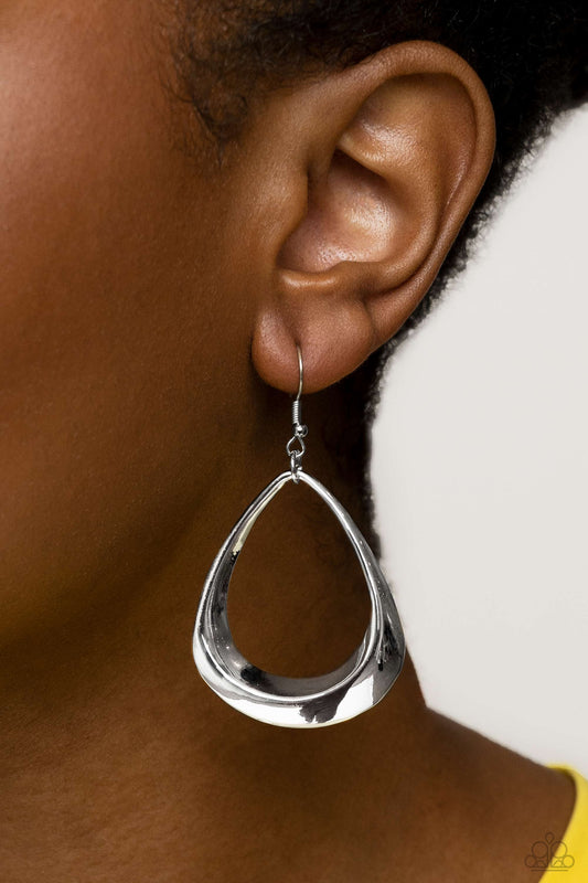 Subtle Solstice Silver Earrings