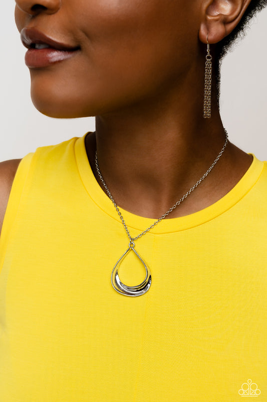 Subtle Season Silver Necklace