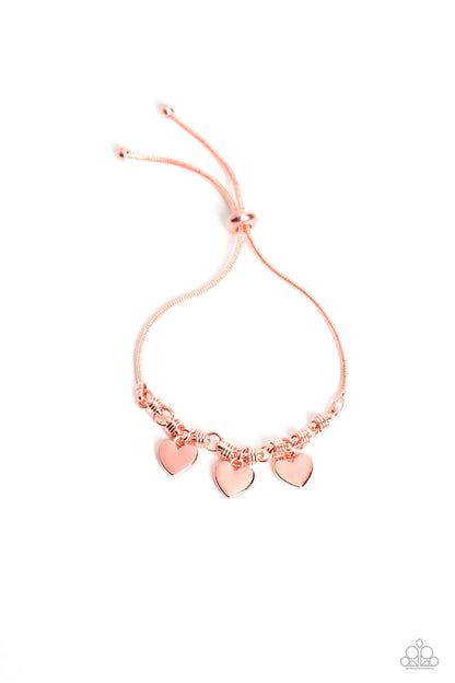 Romance Tale Copper Bracelet Paparazzi
