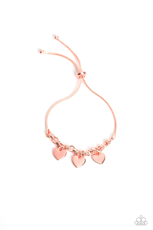 Romance Tale Copper Bracelet Paparazzi