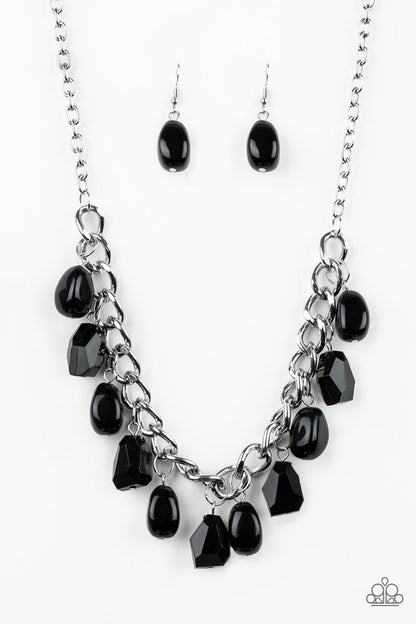 Take The COLOR Wheel! Black Necklace Paparazzi 
