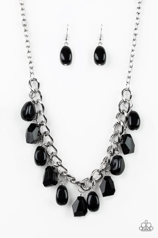 Take The COLOR Wheel! Black Necklace Paparazzi 
