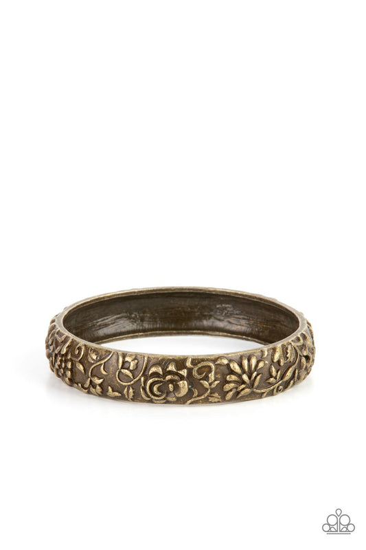 Victorian Meadow Brass Bracelet