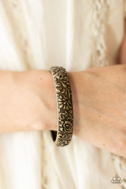 Victorian Meadow Brass Bracelet