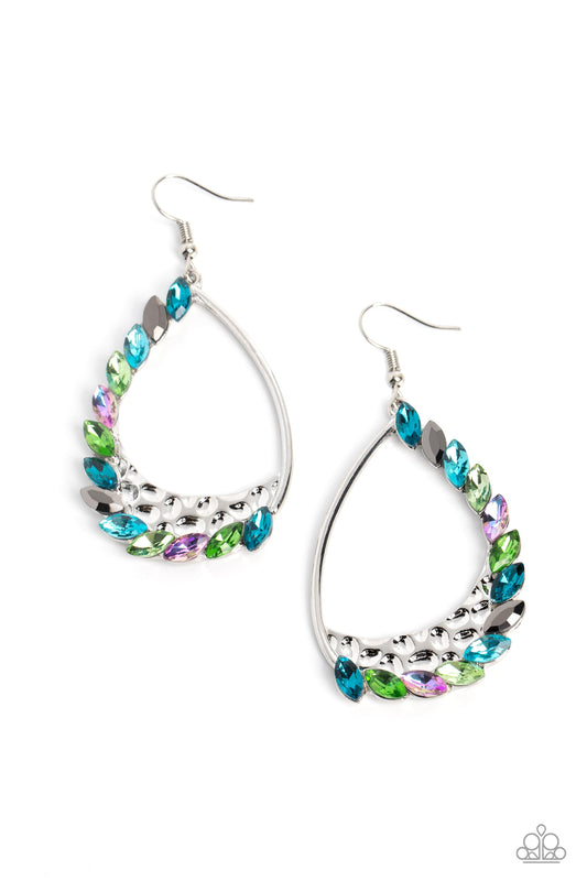Looking Sharp Multi Earrings Paparazzi