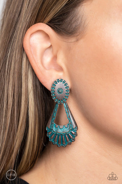 Casablanca Chandeliers Brass Clip-On Earrings