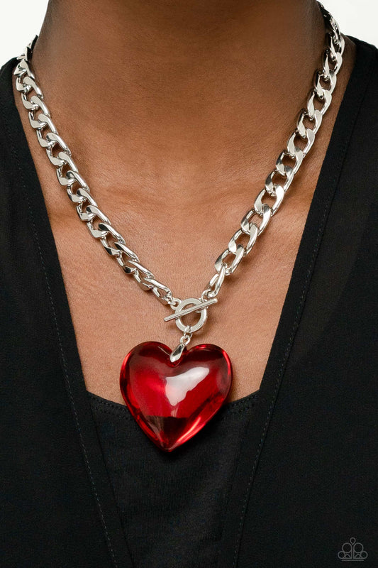 GLASSY-Hero Red Necklace