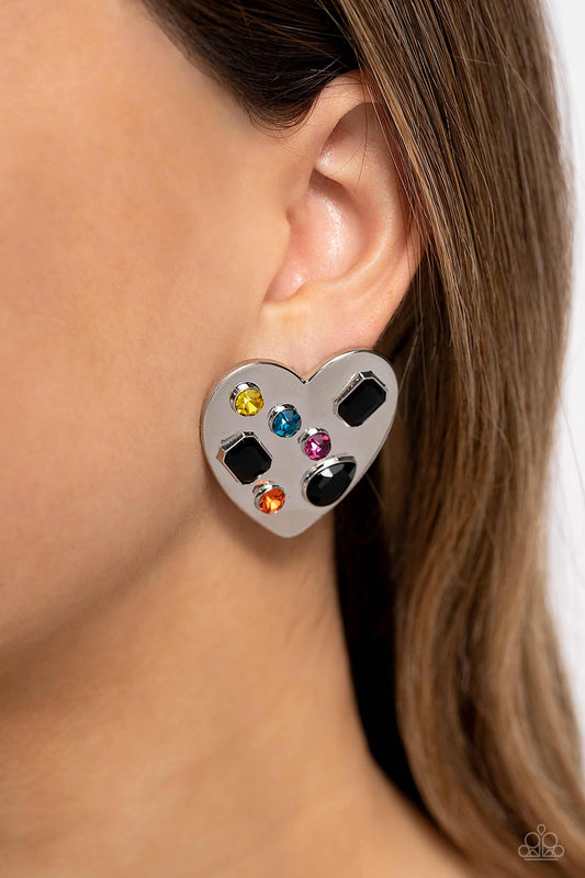 Relationship Ready Black Post Earrings