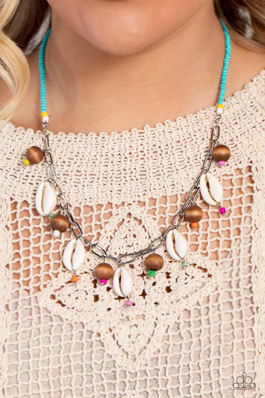 BEACH for the Sun Blue Necklace