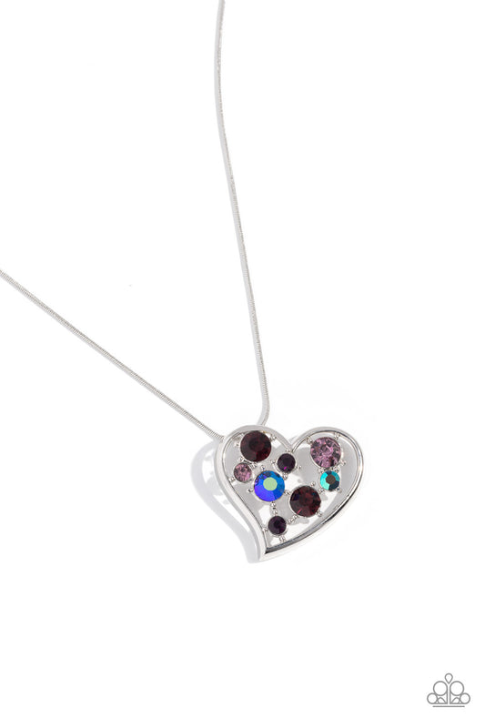 Romantic Recognition Purple Necklace Paparazzi