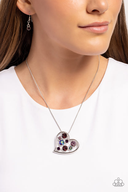 Romantic Recognition Purple Necklace Paparazzi