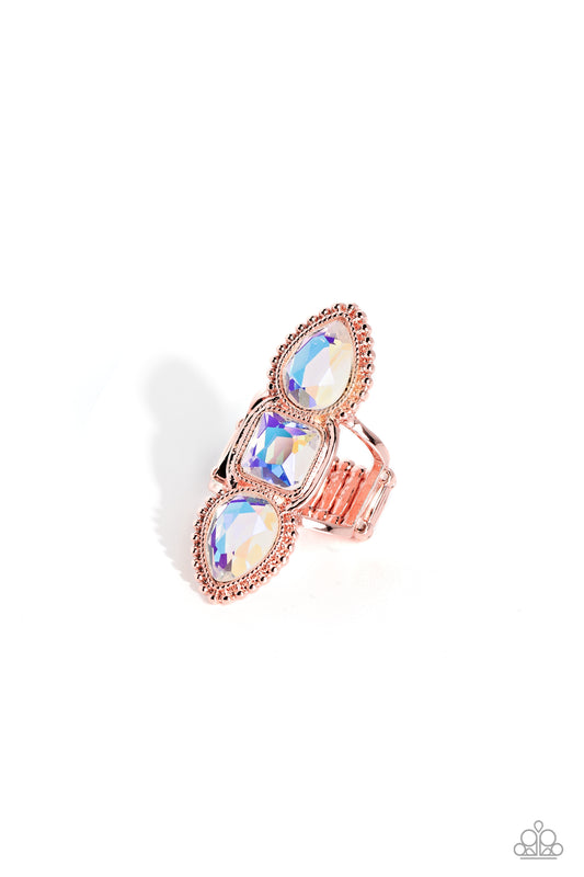 Dazzling Direction Copper Ring