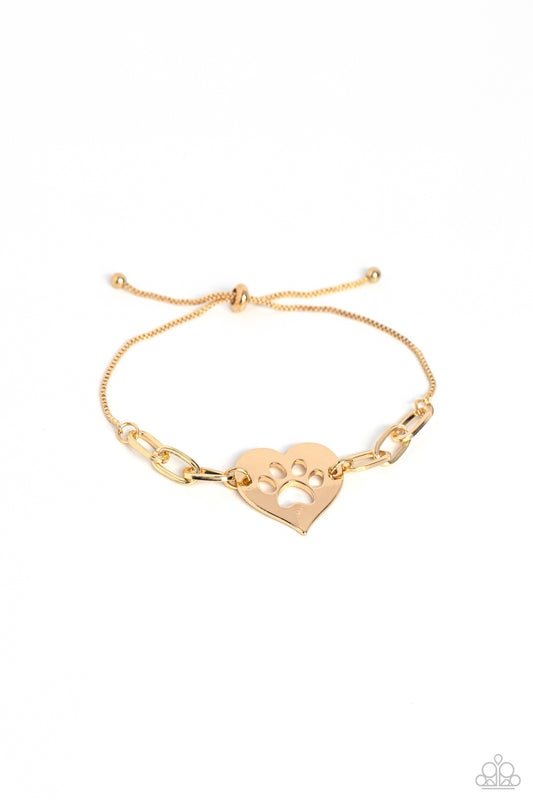 PAW-sitively Perfect Gold Bracelet