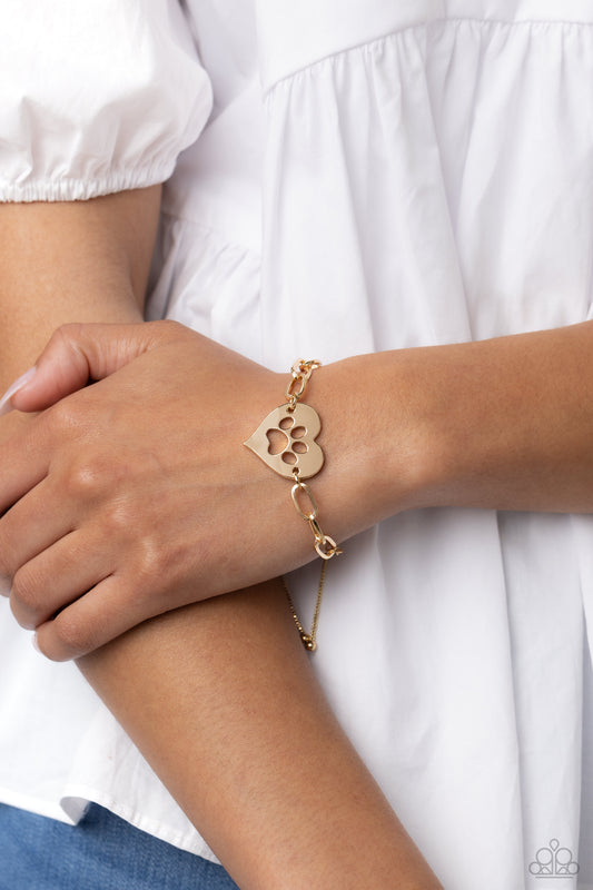 PAW-sitively Perfect Gold Bracelet