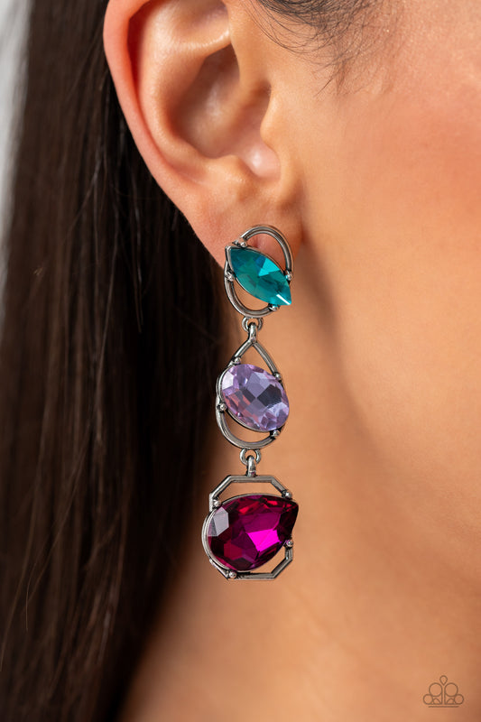 Dimensional Dance Multi Earrings