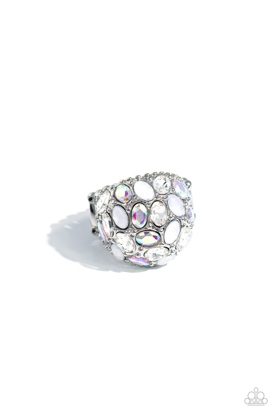 BLING Loud and Proud White Ring Paparazzi