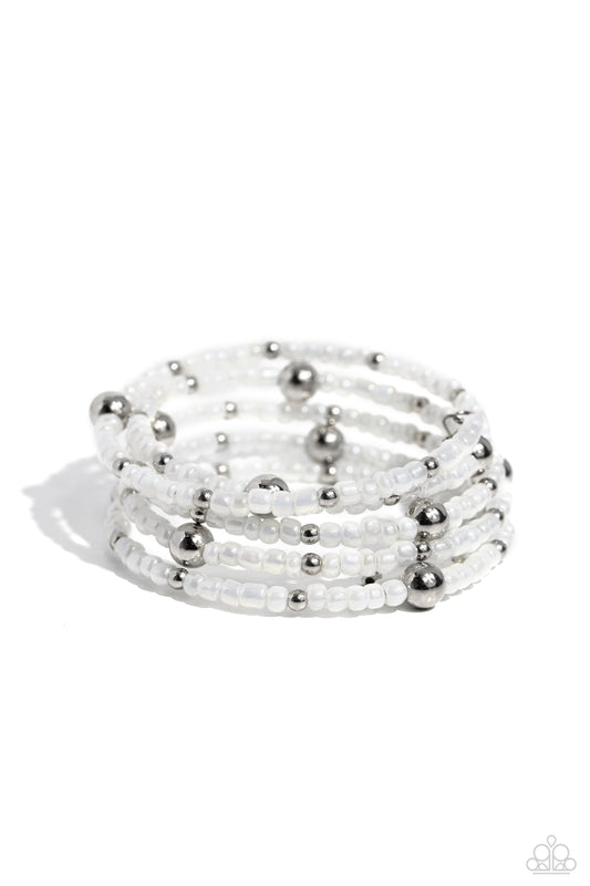 Refined Retrograde White Bracelet