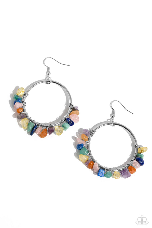 Handcrafted Habitat Multi Earrings Paparazzi