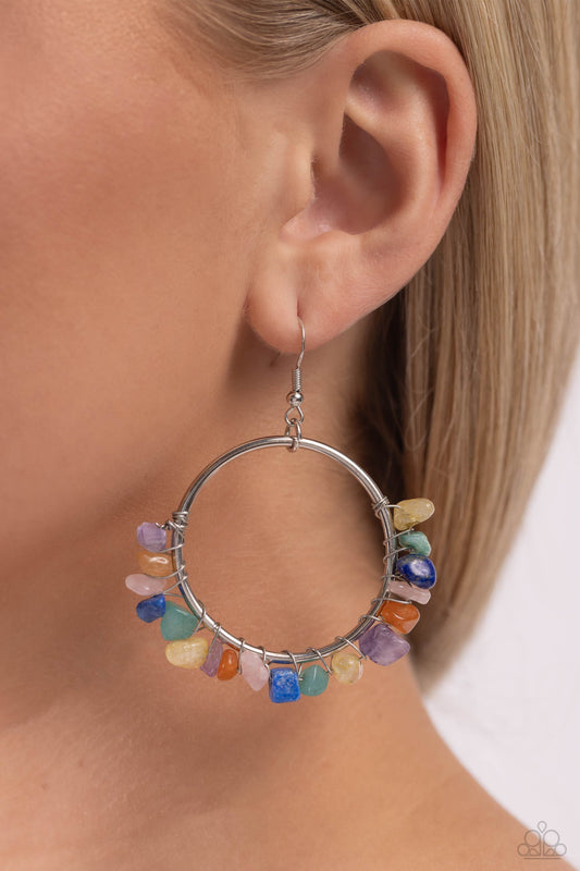 Handcrafted Habitat Multi Earrings Paparazzi