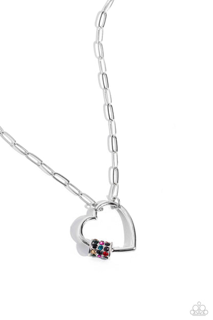 Affectionate Attitude Black Necklace