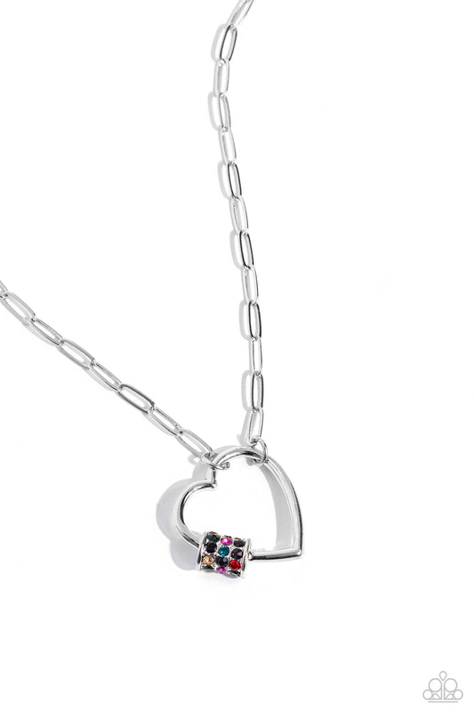 Affectionate Attitude Black Necklace