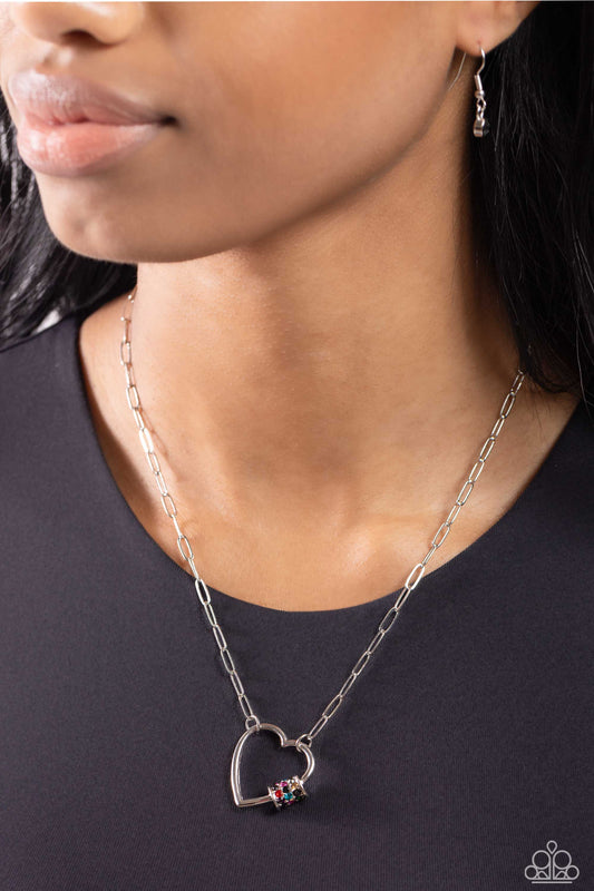 Affectionate Attitude Black Necklace