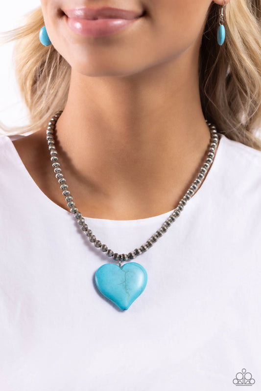 Picturesque Pairing Blue Necklace Paparazzi