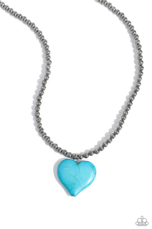 Picturesque Pairing Blue Necklace Paparazzi