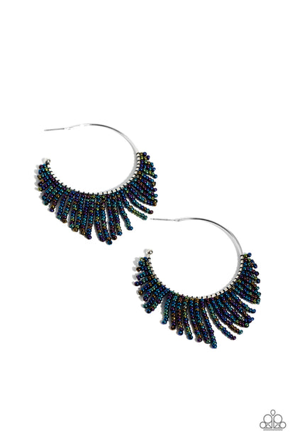 Tailored Tassel Multi Hoop Earrings Paparazzi