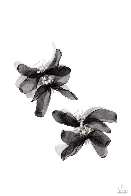 Cosmopolitan Charisma Black Earrings Paparazzi