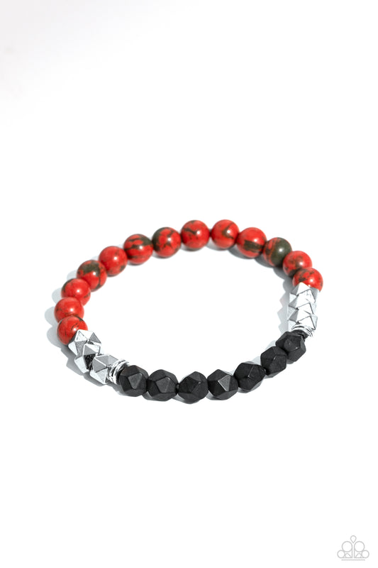 Defaced Deed Orange Bracelet