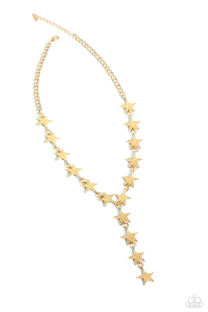 Reach for the Stars Gold Necklace