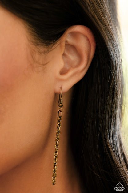 FLYING Low Brass Necklace