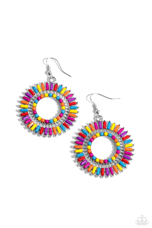 Ferris Wheel Finale Multi Earrings Paparazzi