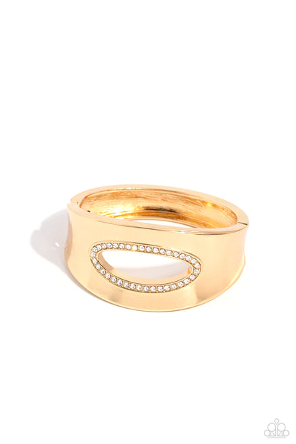 Raised in Radiance Gold Bracelet Paparazzi