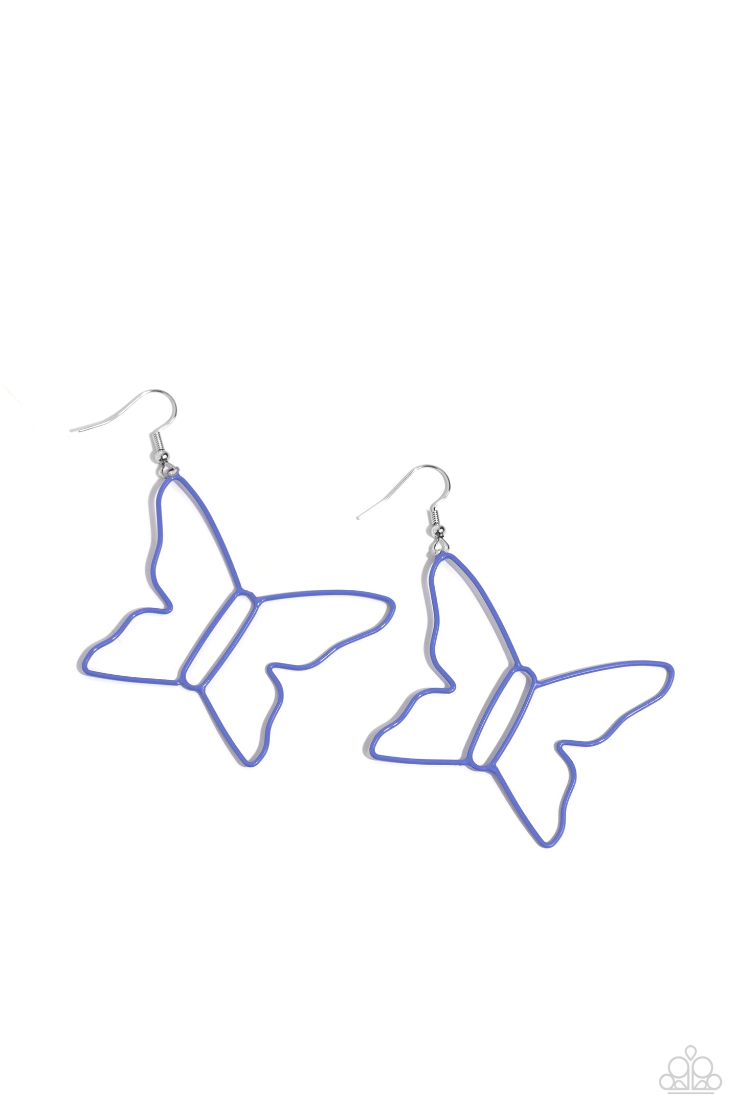 Soaring Silhouettes Blue Earrings