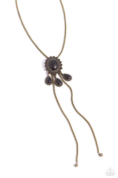 Seize the Serenity Brass Necklace