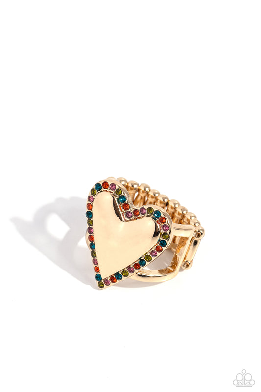 Smitten Shimmer Gold Ring