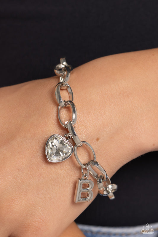 Guess Now Its INITIAL White * B * Bracelet