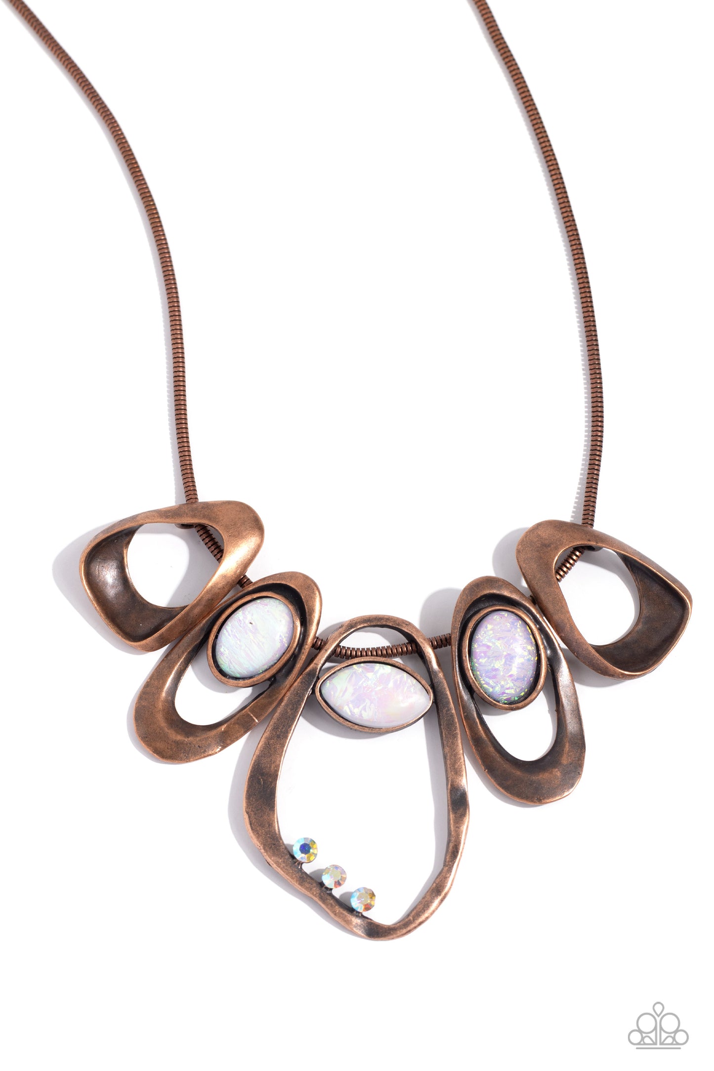 Gleaming Gala Copper Necklace