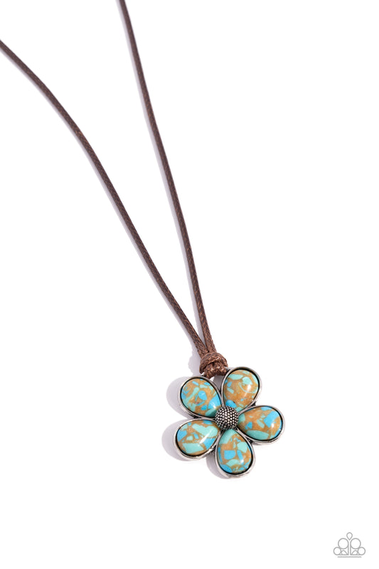 Budding Badlands Brown Necklace