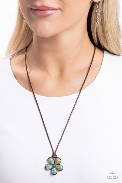 Budding Badlands Brown Necklace