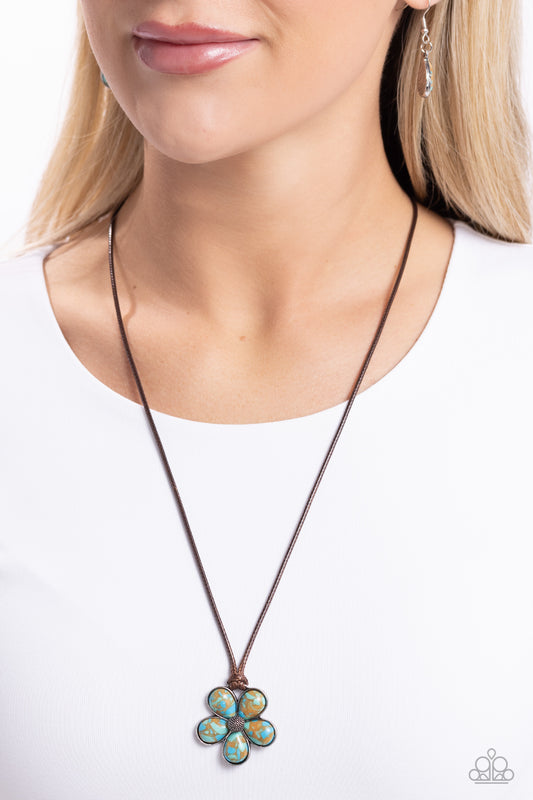 Budding Badlands Brown Necklace