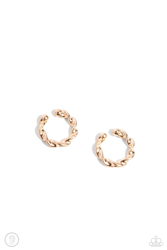 Hey, Hot CUFF! Gold Ear Cuff Earrings