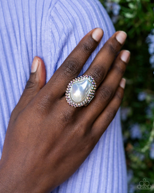 Opulent Ocean White Ring