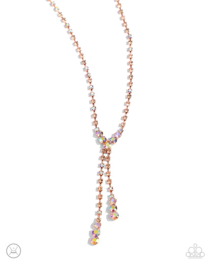 Blinding Balance Copper Necklace Paparazzi